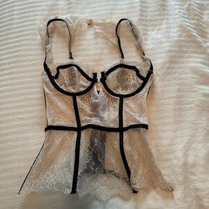 Victoria secret corset lingerie vintage